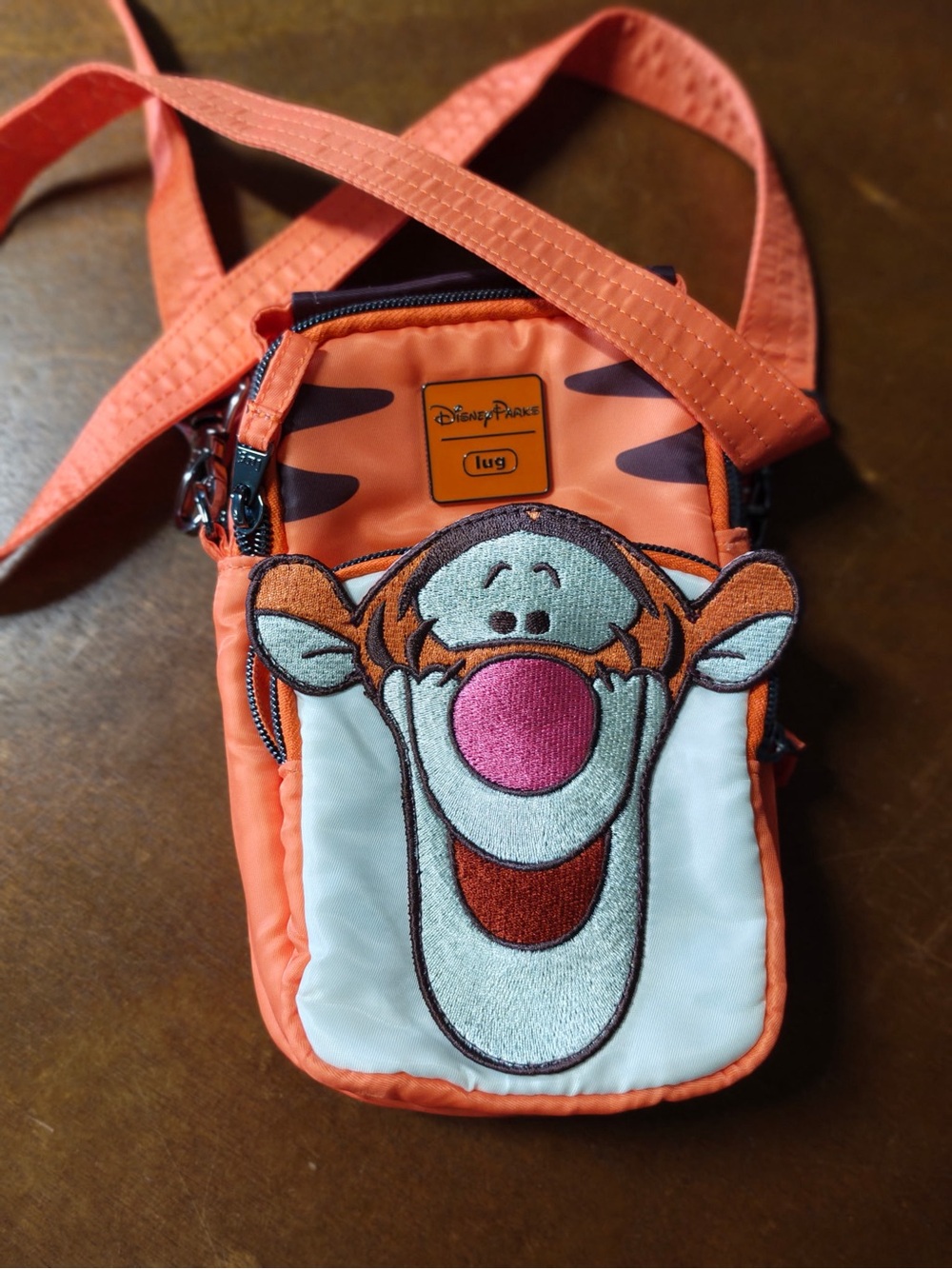 lug Orange Tigger Crossbody Messenger Bag
